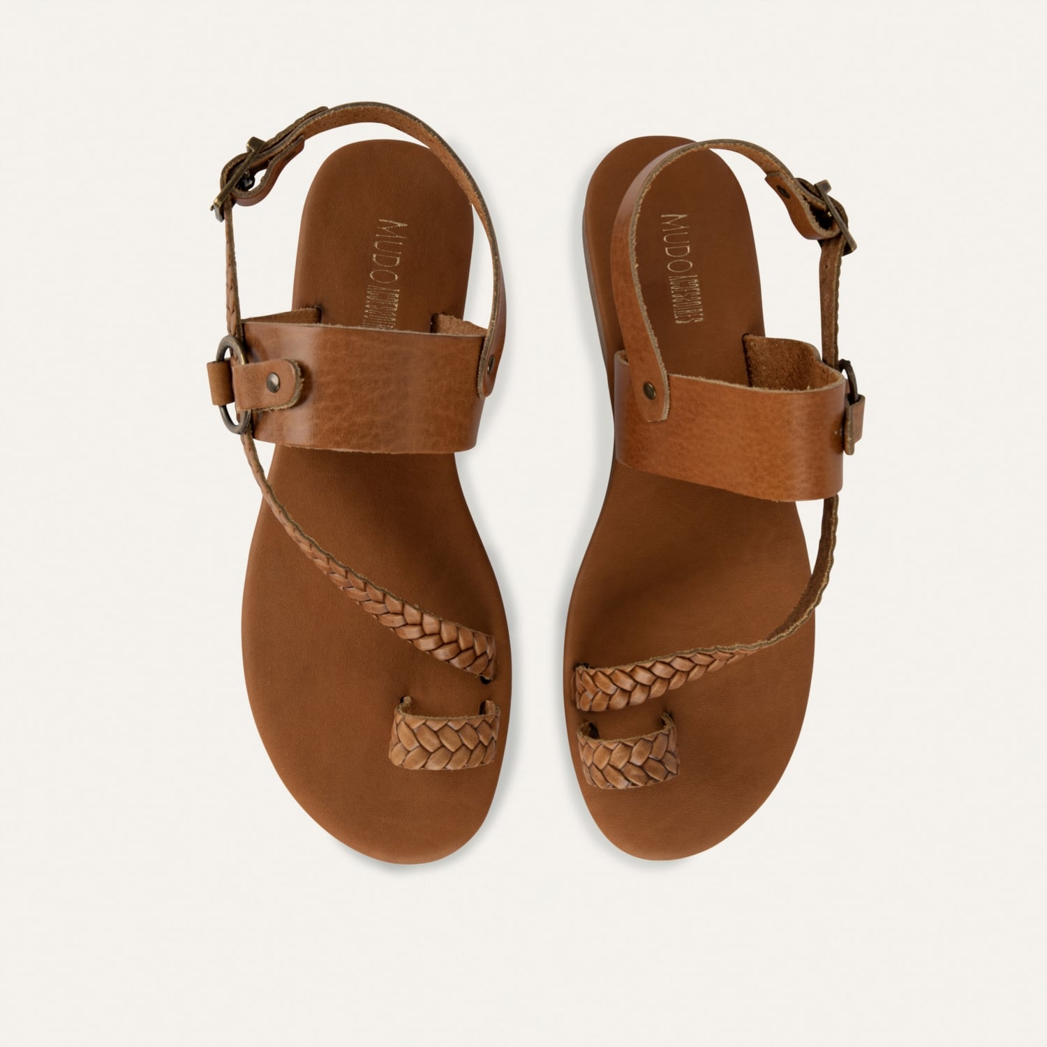 ÖRGÜ BANTLI PARMAK ARASI SANDALET