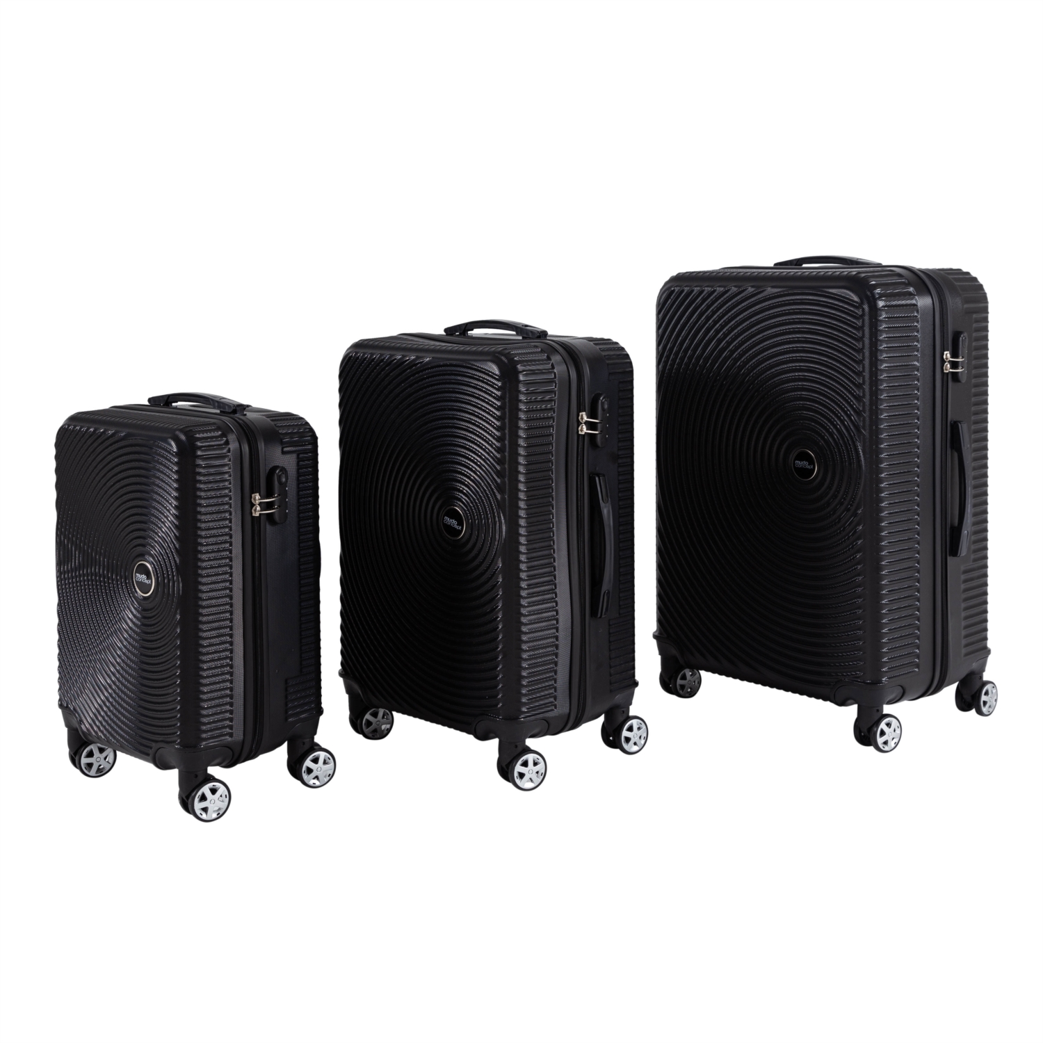 ROUNDY SİYAH KABİN BOY VALİZ