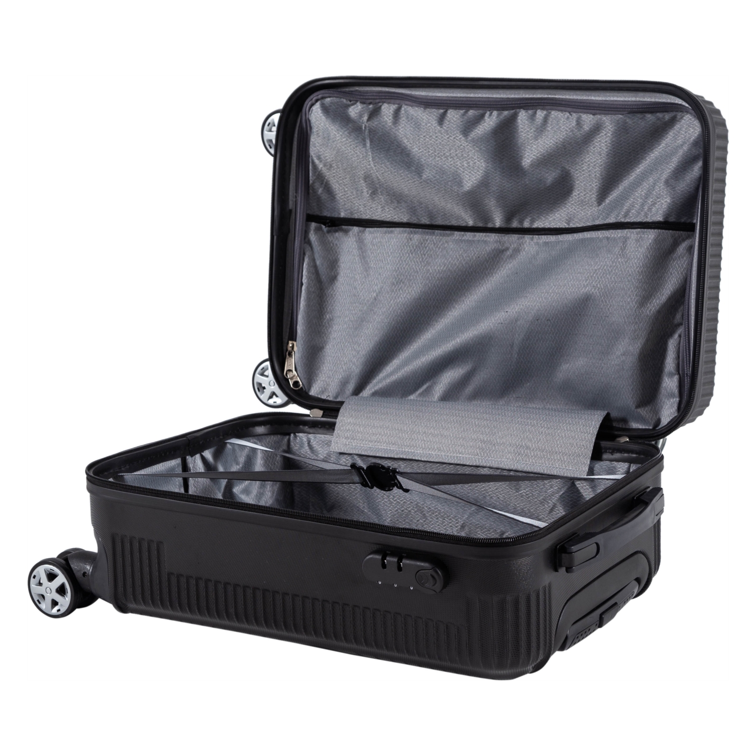 ROUNDY SİYAH KABİN BOY VALİZ