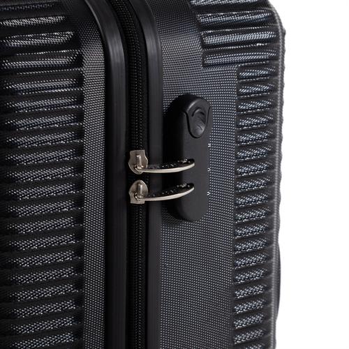  ROUNDY SİYAH KABİN BOY VALİZ