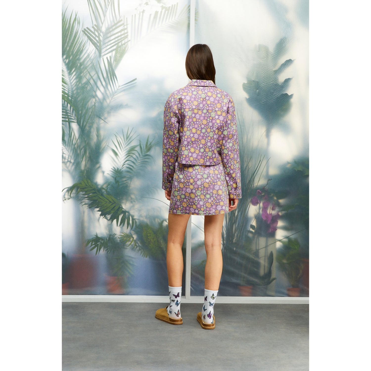 ÇİÇEK DESENLİ CEKET