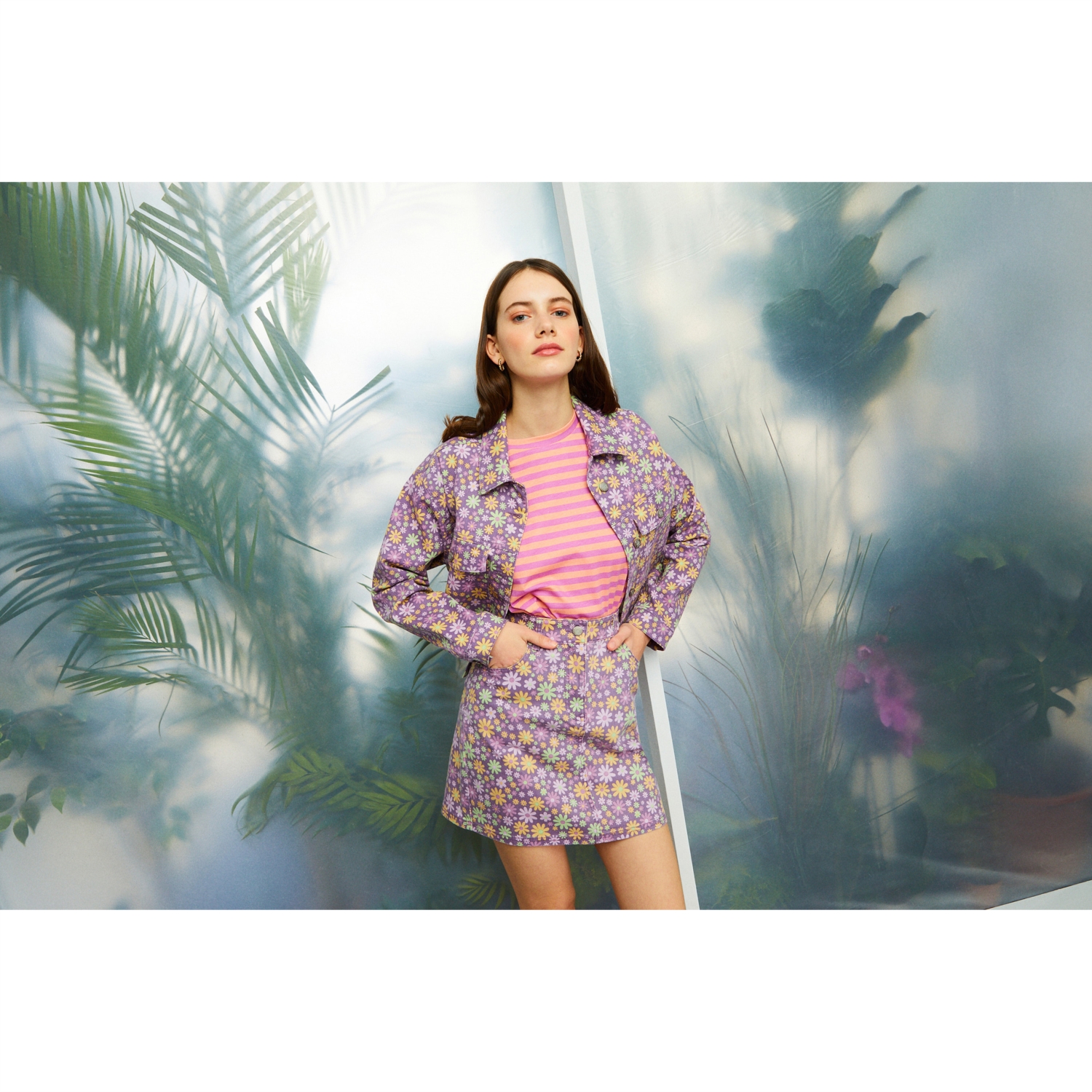 ÇİÇEK DESENLİ CEKET