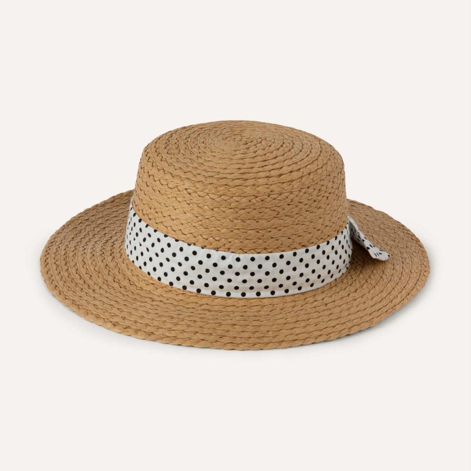 PUANTİYELİ HASIR ŞAPKA
