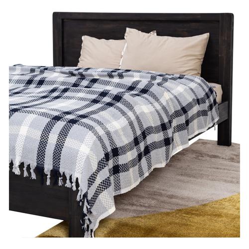  NINA ÇİFT KİŞİLİK PİKE LACİVERT GRİ 200X230