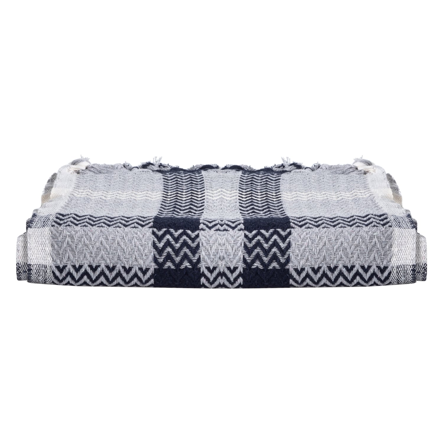 NINA ÇİFT KİŞİLİK PİKE LACİVERT GRİ 200X230