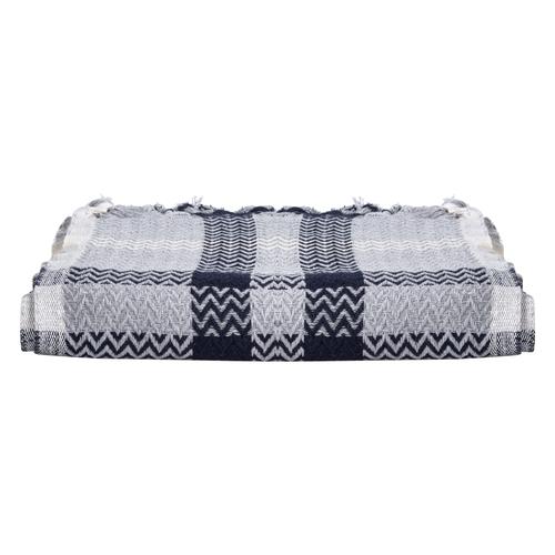  NINA ÇİFT KİŞİLİK PİKE LACİVERT GRİ 200X230