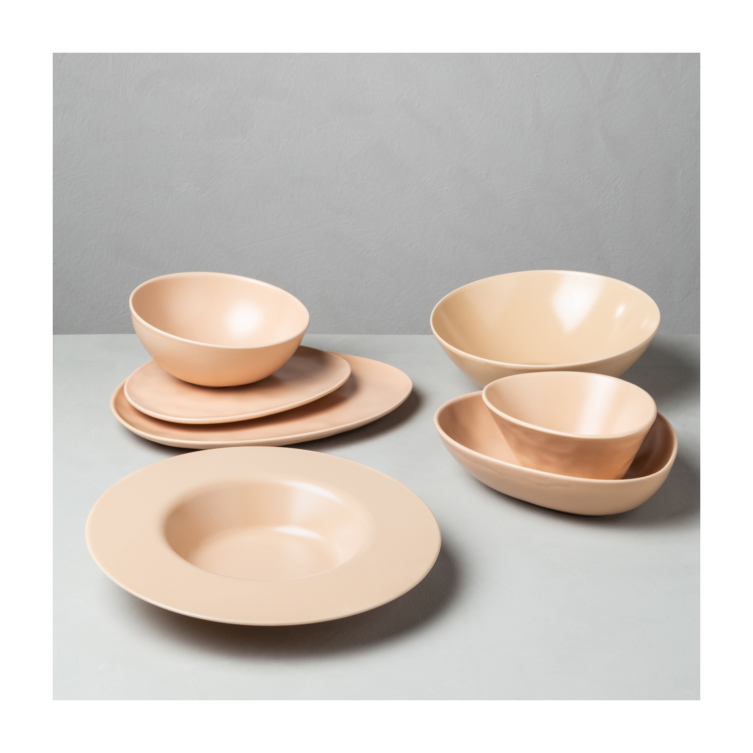 TRIBECA ÇUKUR TABAK 23 CM- BEJ