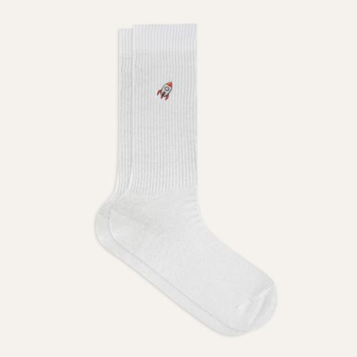  ROKET İŞLEMELİ SOKET ÇORAP