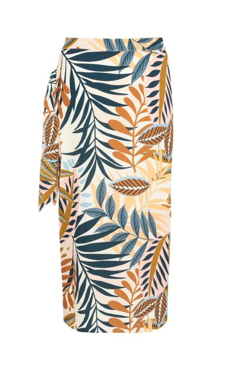  ETNİK DESENLİ MİDİ ETEK