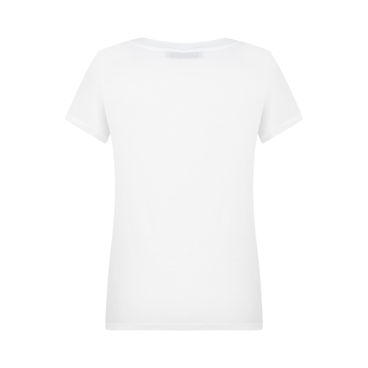 BALIK DESENLİ BİSİKLET YAKA T-SHIRT