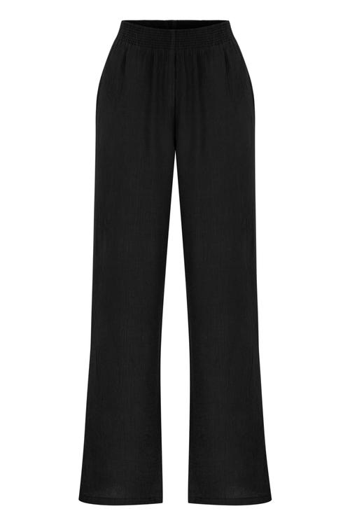  BELİ LASTİKLİ GENİŞ PAÇA PANTOLON