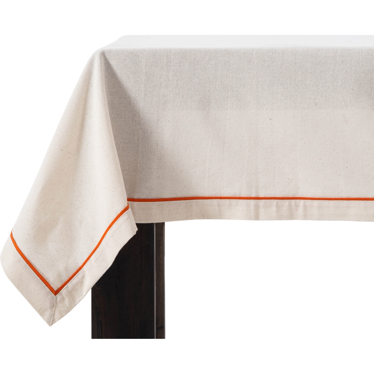 NIMES MASA ÖRTÜSÜ BİYELİ EKRU 160X220