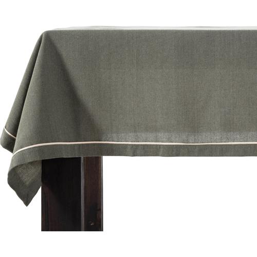  NIMES MASA ÖRTÜSÜ BİYELİ KOYU YEŞİL 160X220