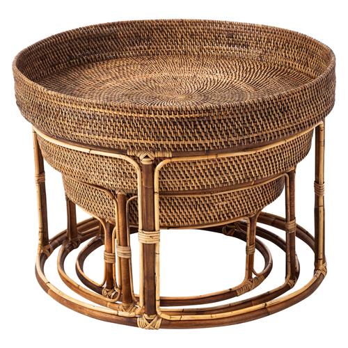 NANA ÜÇLÜ KAHVE SEHPASI