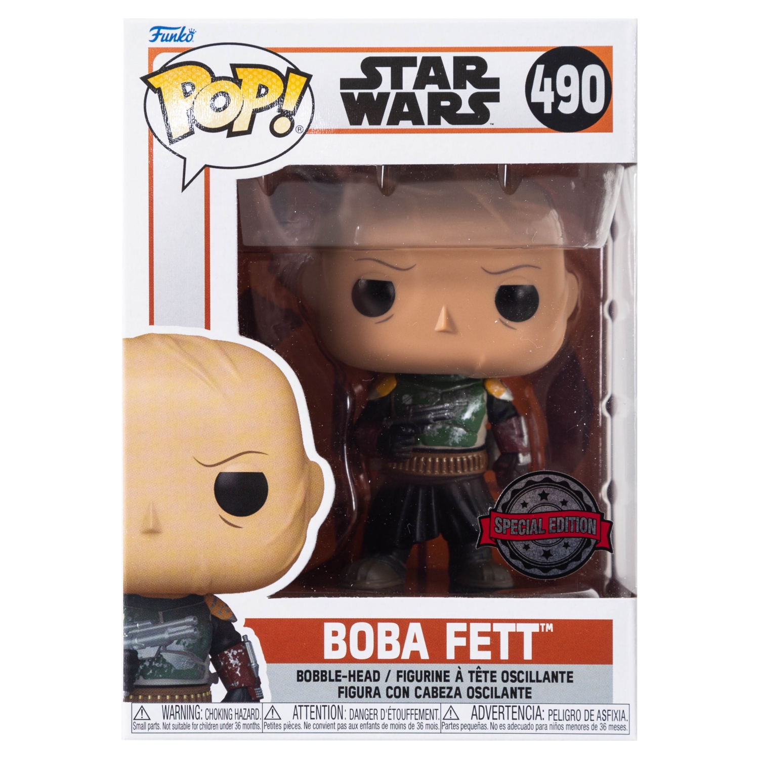 BOBA FETT WITHOUT HELMET FUNKO POP