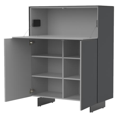  PITTI BAR DOLABI GRİ