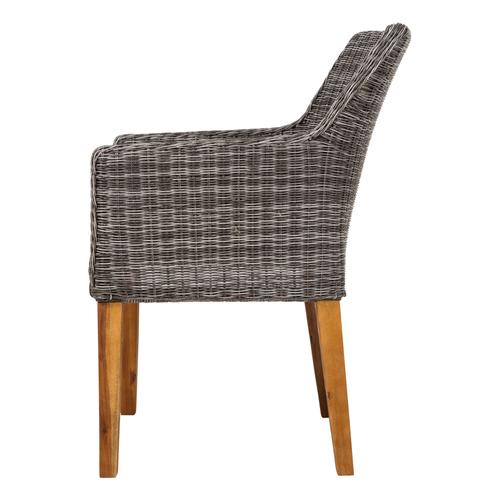  FINN KOLÇAKLI SANDALYE GRİ