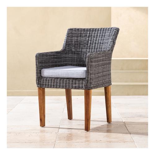 FINN KOLÇAKLI SANDALYE GRİ