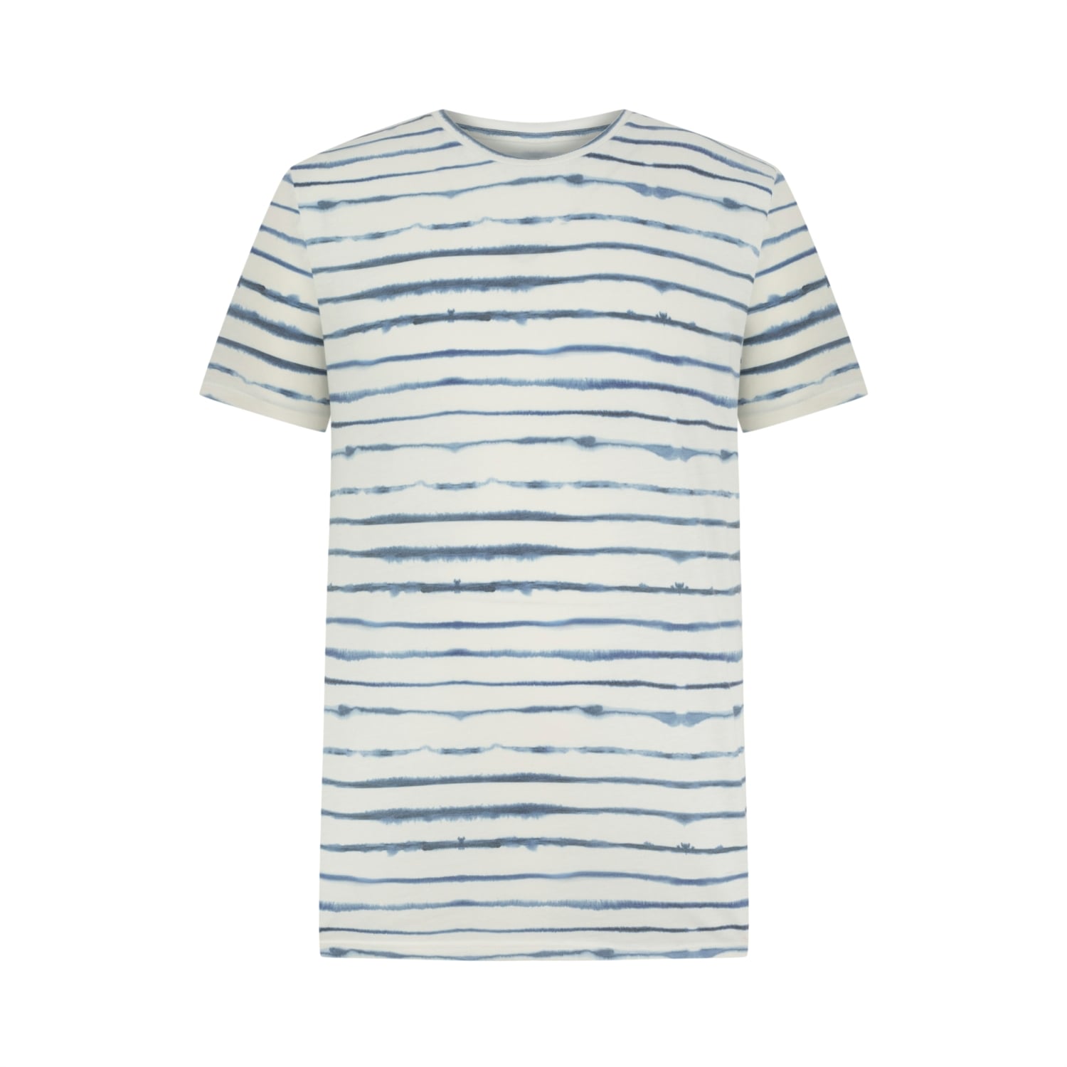 ÇİZGİLİ BİSİKLET YAKA T-SHIRT