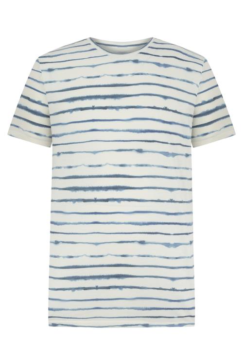  ÇİZGİLİ BİSİKLET YAKA T-SHIRT