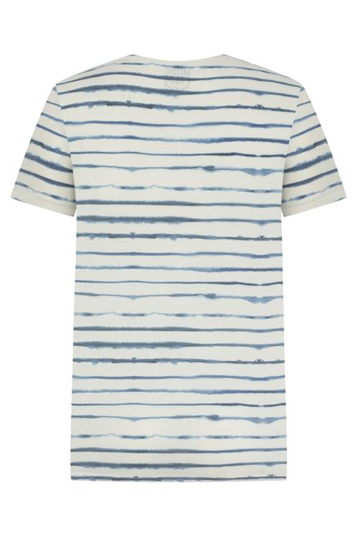  ÇİZGİLİ BİSİKLET YAKA T-SHIRT