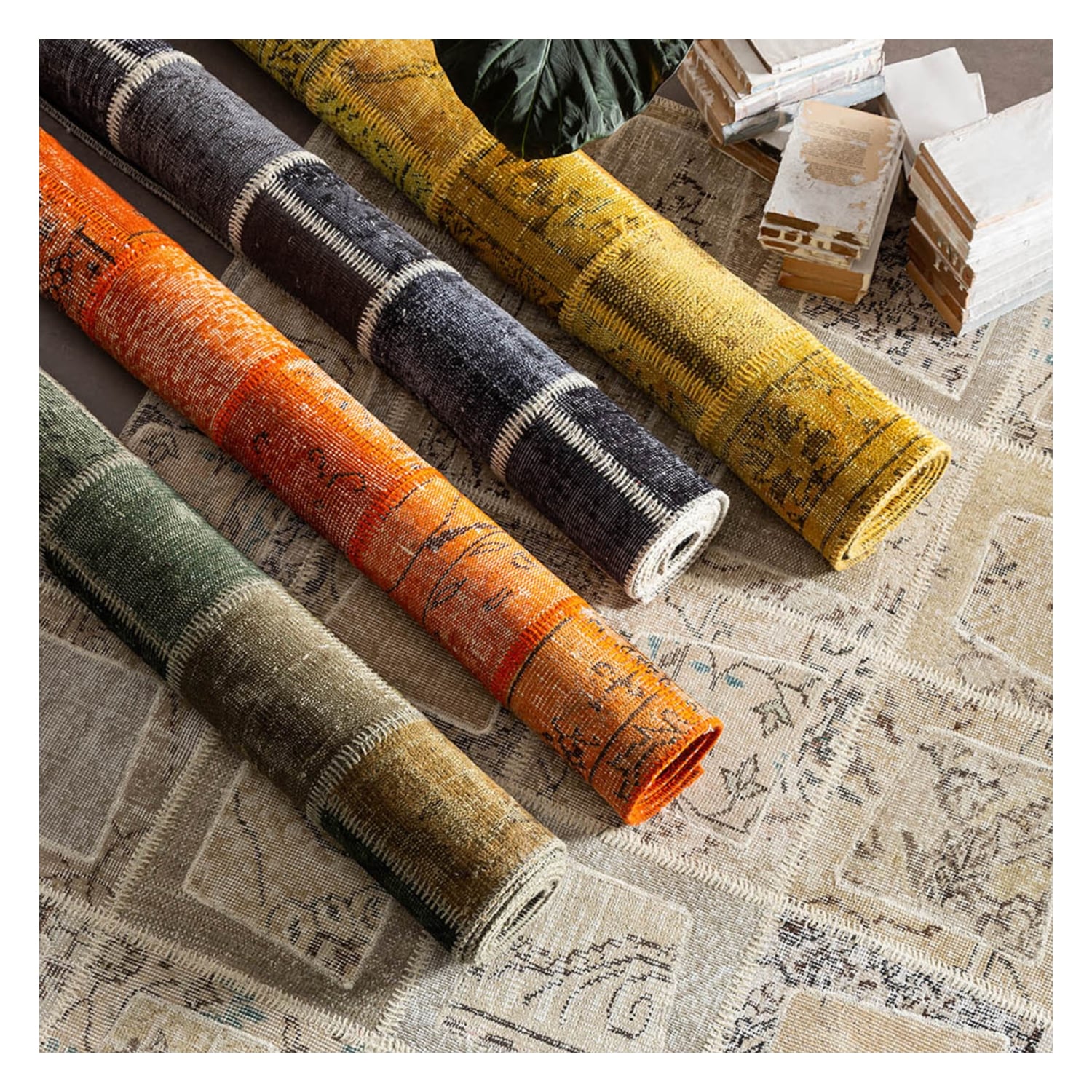 LIMA PATCHWORK HALI YEŞİL 170X240