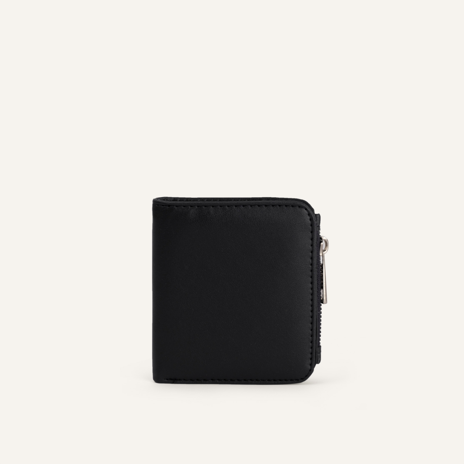 DERİ GÖRÜNÜMLÜ FERMUARLI CÜZDAN