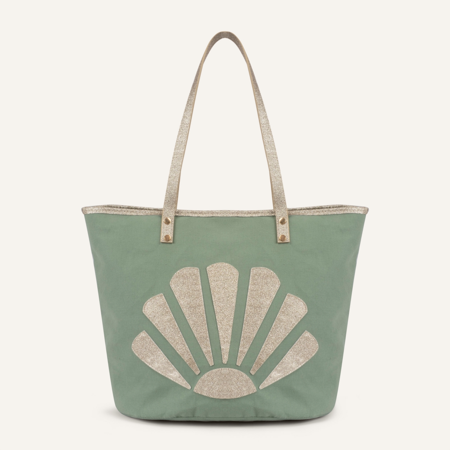 DENİZ KABUĞU DETAYLI KANVAS EL ÇANTASI