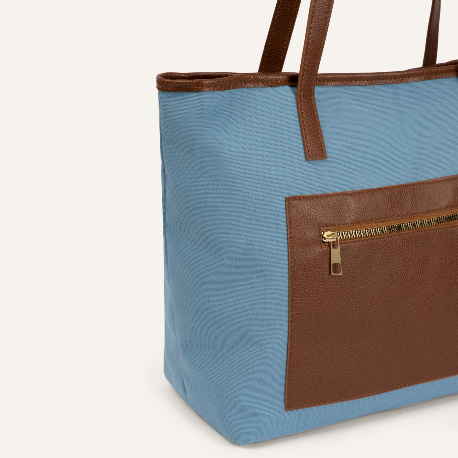 ÖNÜ FERMUARLI KANVAS EL ÇANTASI