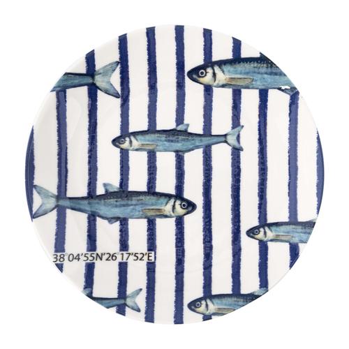  DEEP BLUE SERVİS TABAĞI 26CM FISH