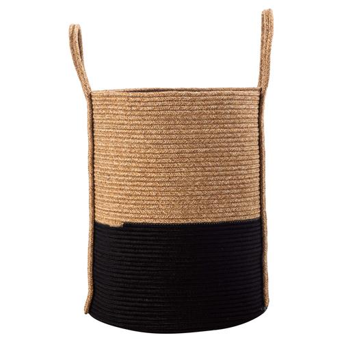  JOY SEPET NATURAL-SİYAH 35X42CM