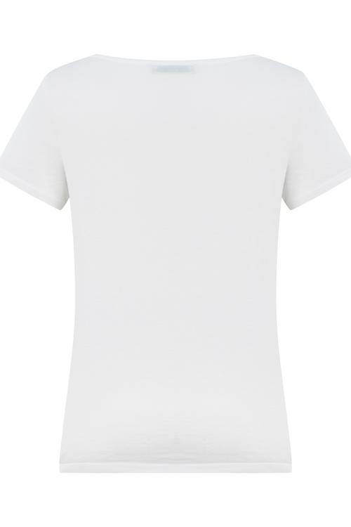  DENİZ YILDIZI BASKILI V YAKA T-SHIRT