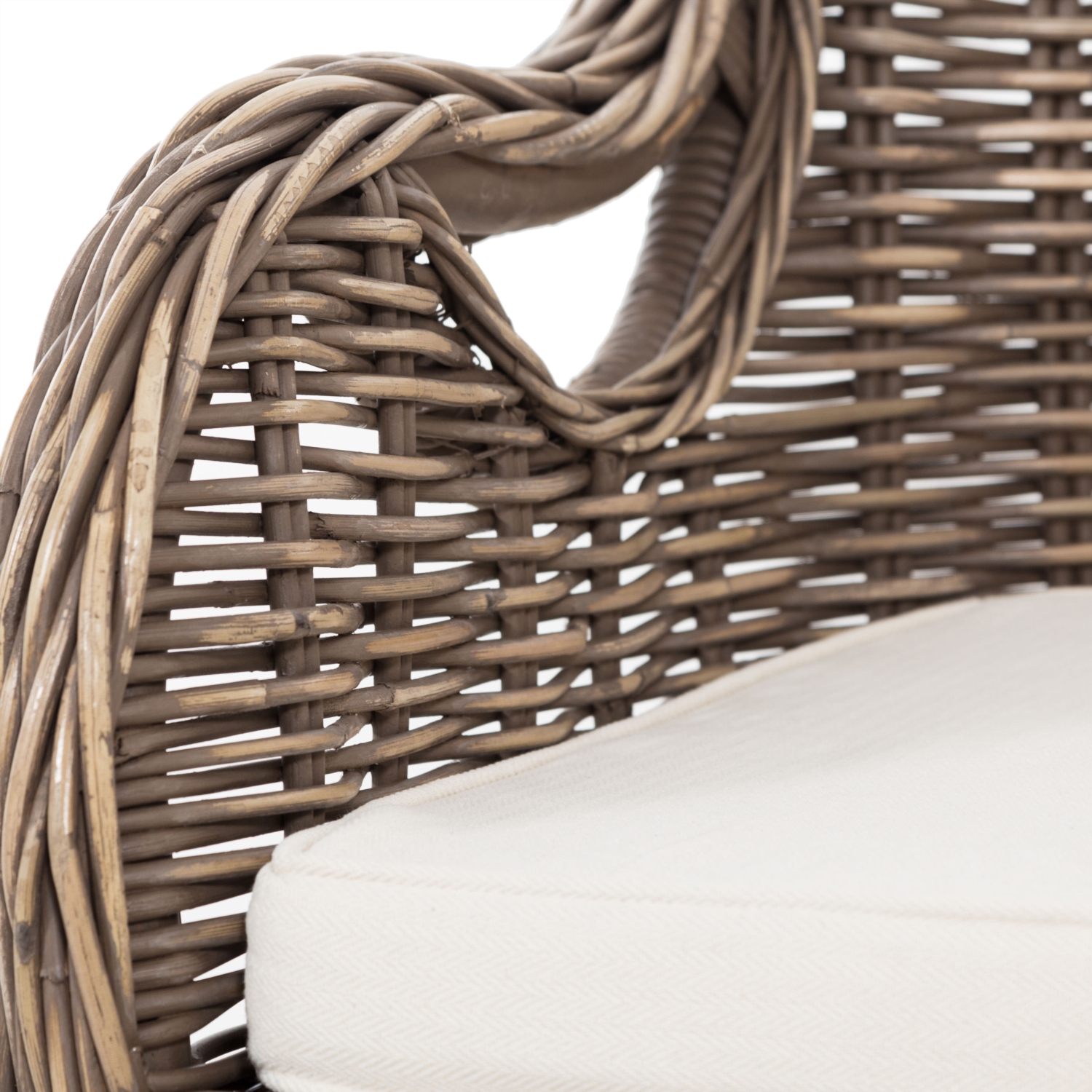 SERRES RATTAN KOLÇAKLI SANDALYE KAHVE