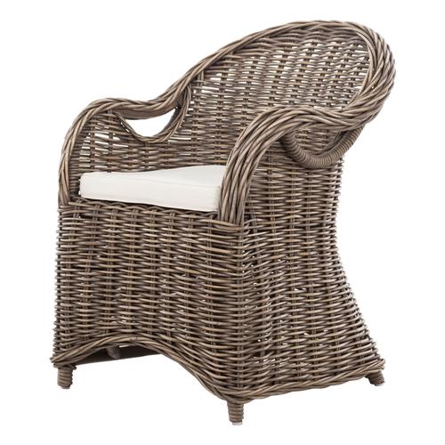  SERRES RATTAN KOLÇAKLI SANDALYE KAHVE