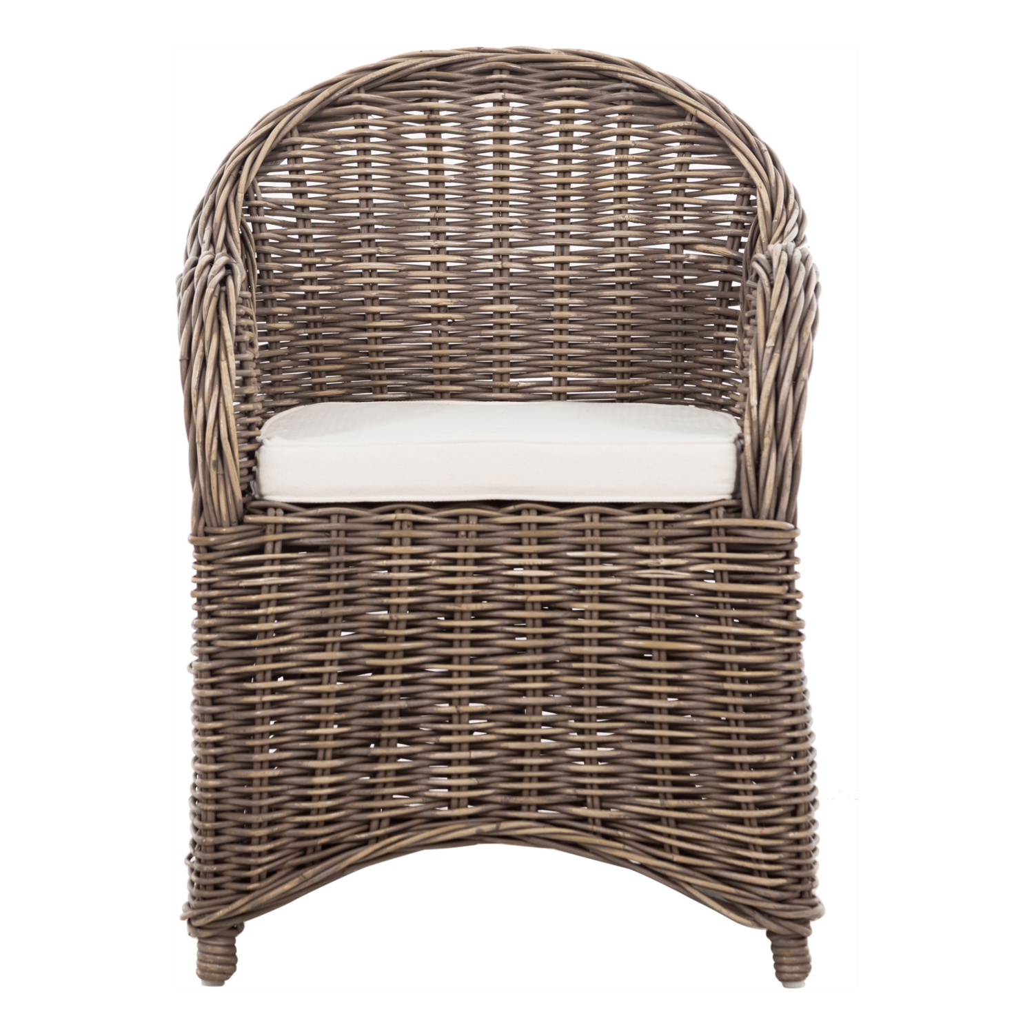 SERRES RATTAN KOLÇAKLI SANDALYE KAHVE