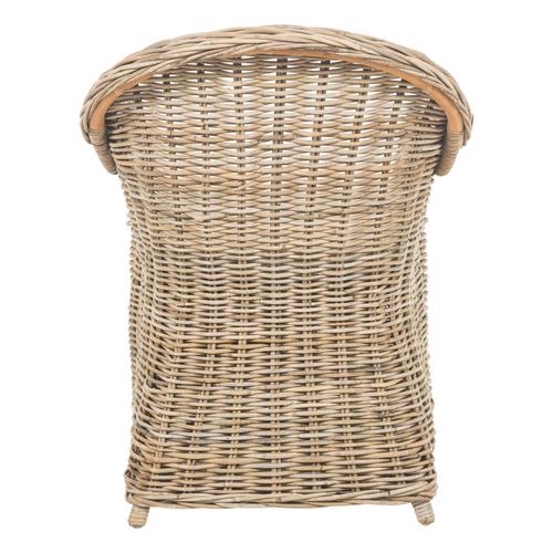  SERRES RATTAN KOLÇAKLI SANDALYE AÇIK KAHVE