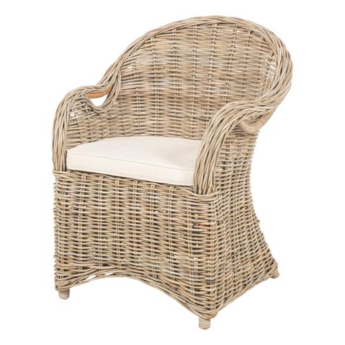  SERRES RATTAN KOLÇAKLI SANDALYE AÇIK KAHVE