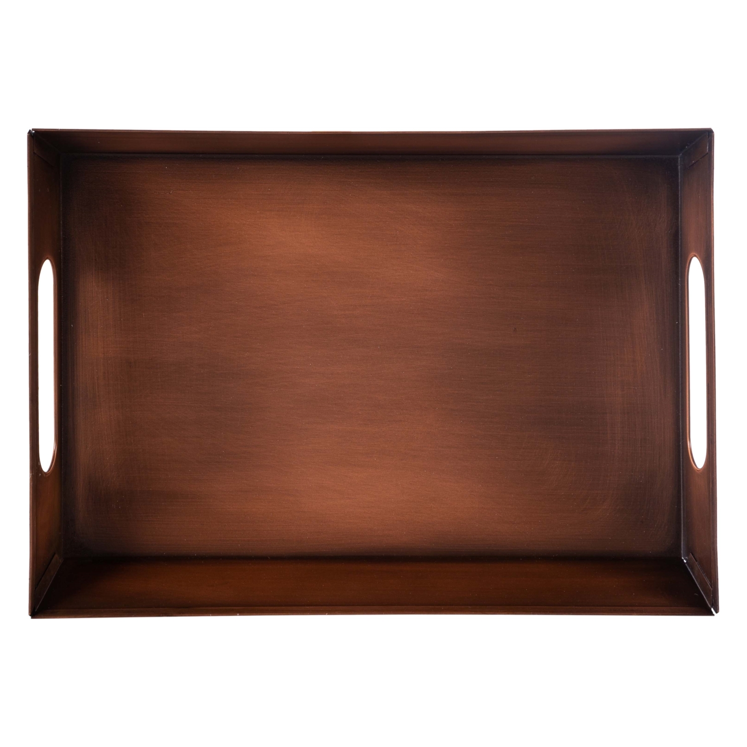 BAKIR KAPLAMA METAL TEPSİ 29X20CM