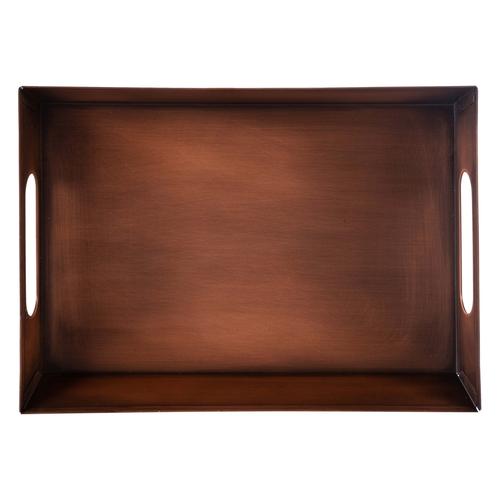  BAKIR KAPLAMA METAL TEPSİ 29X20CM