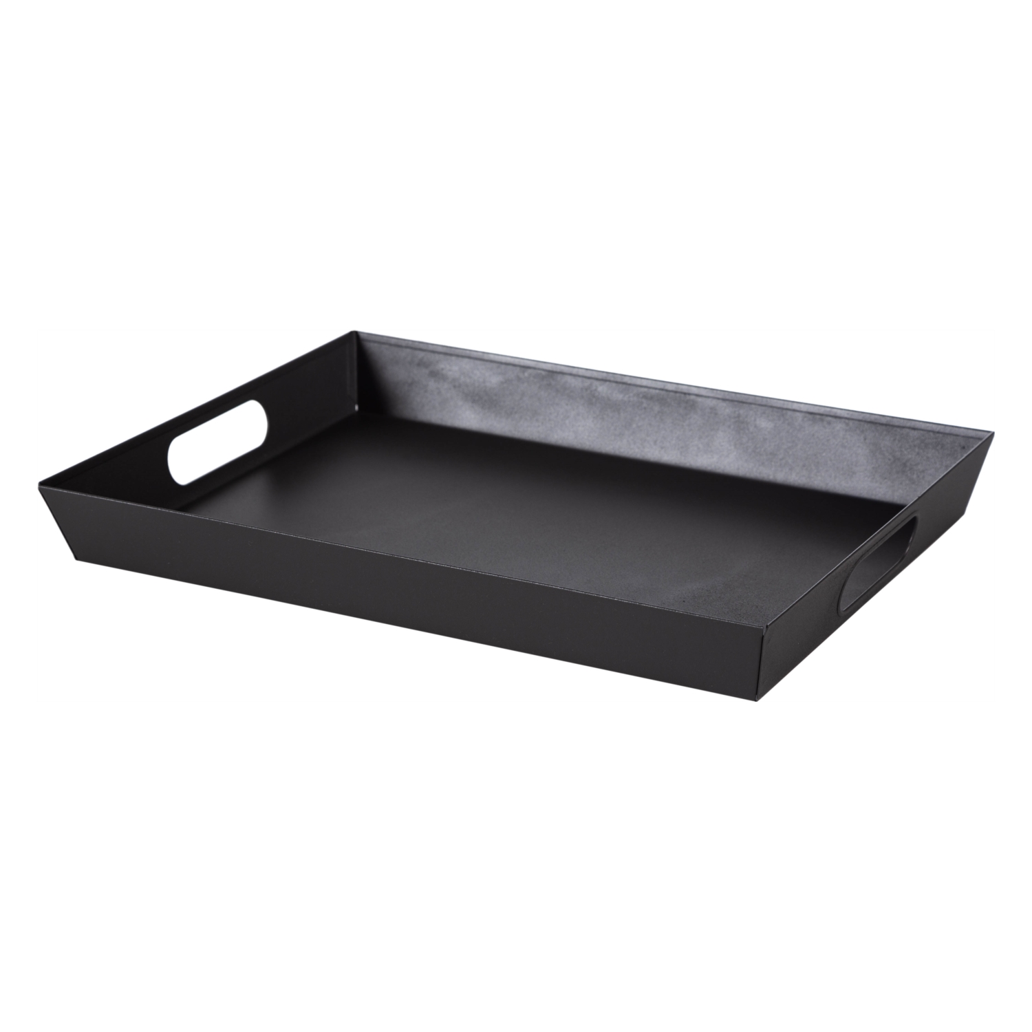 SİYAH METAL TEPSİ 37X28CM