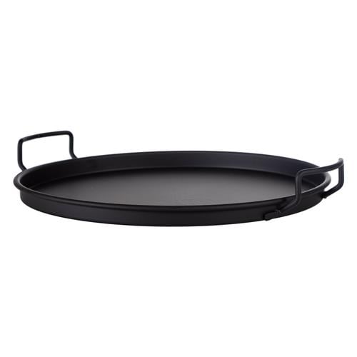  YUVARLAK METAL TEPSİ 25CM-MAT SİYAH