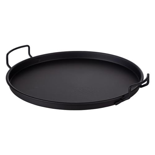  YUVARLAK METAL TEPSİ 25CM-MAT SİYAH