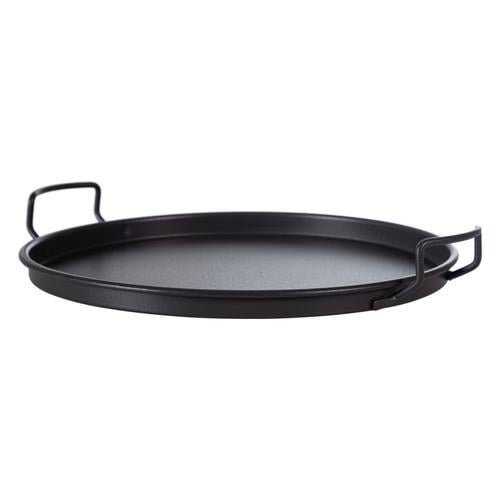  YUVARLAK METAL TEPSİ 25 CM-SİYAH