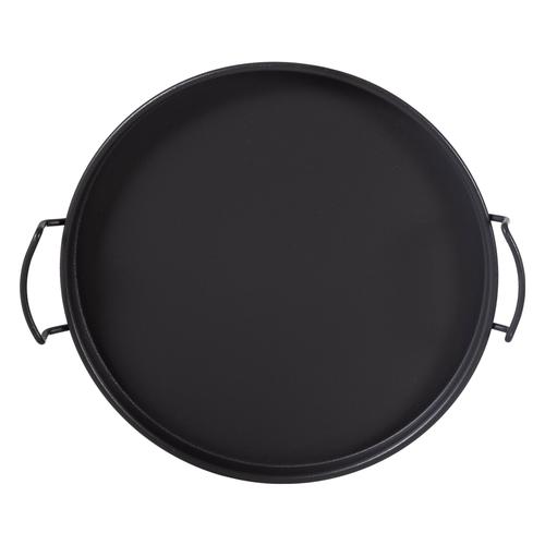  YUVARLAK METAL TEPSİ 25 CM-SİYAH