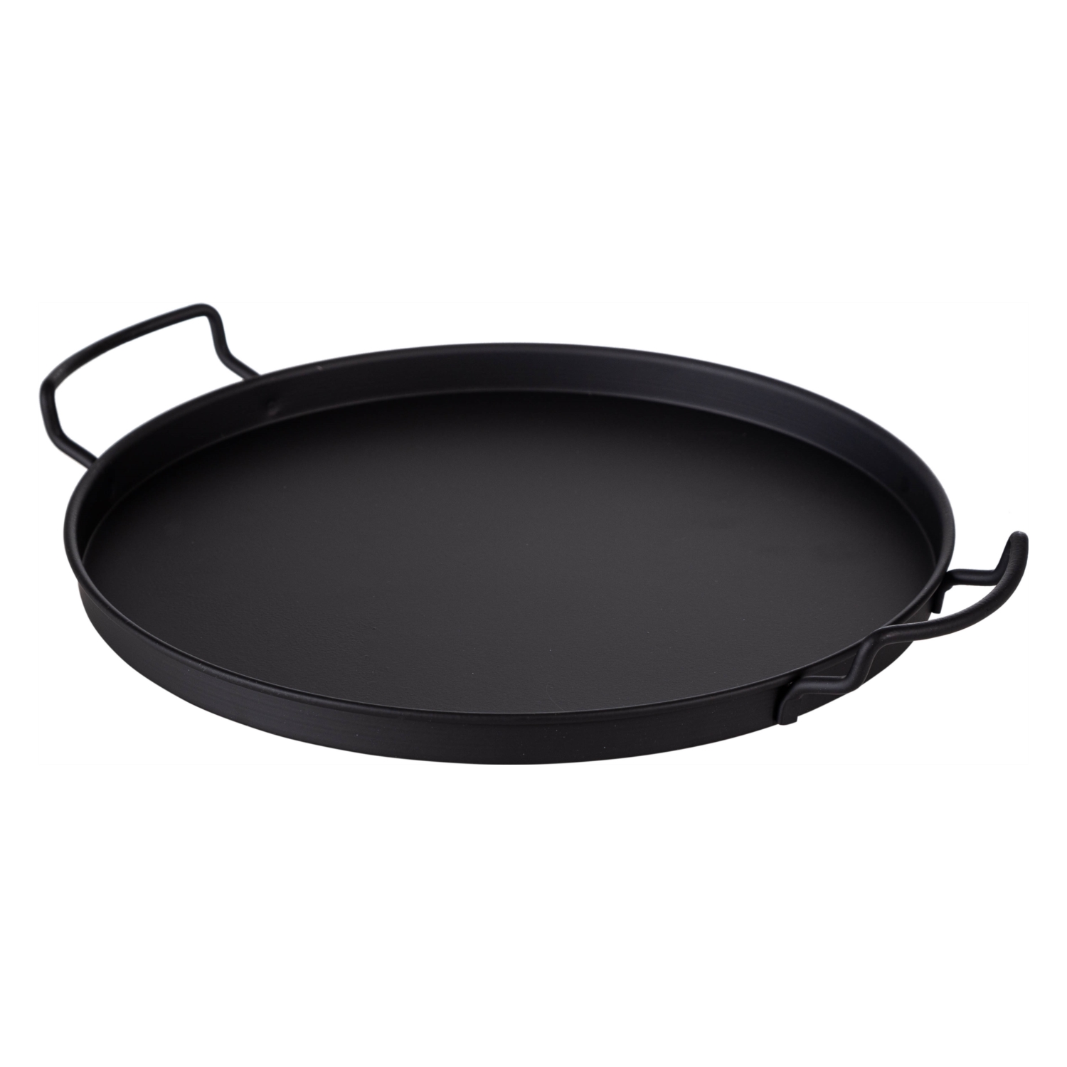 YUVARLAK METAL TEPSİ 28CM-MAT SİYAH