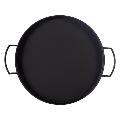  YUVARLAK METAL TEPSİ 28CM-MAT SİYAH