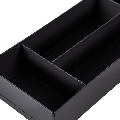  METAL ORGANIZER - SOSLUK 27X12 CM- SİYAH