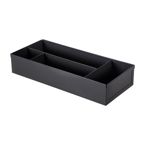  METAL ORGANIZER - SOSLUK 27X12 CM- SİYAH