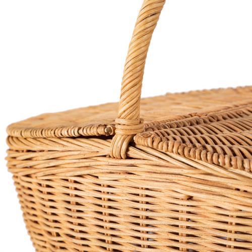  RATTAN PİKNİK SEPETİ 45x33 CM