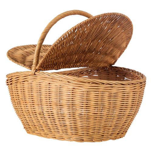  RATTAN PİKNİK SEPETİ 45x33 CM